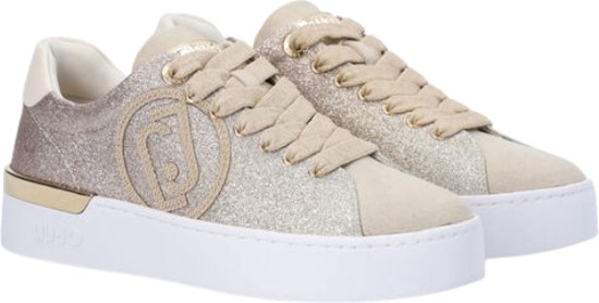 Liu Jo - Maat 35 - All over glitter Dames Sneakers - Gold/Bronze