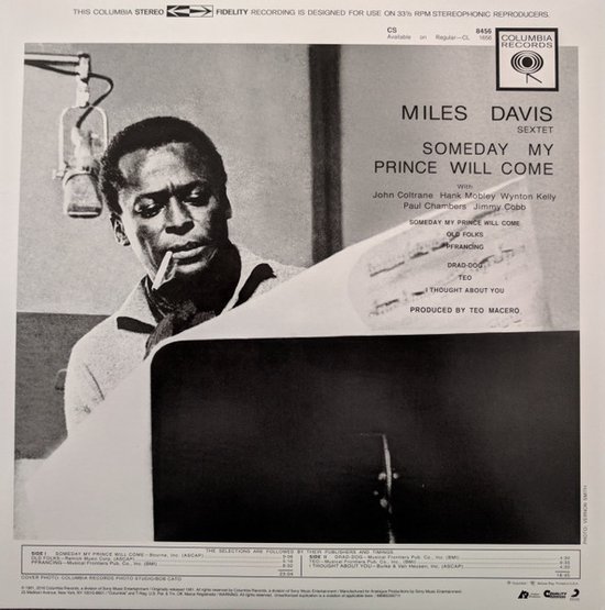 Miles Davis - Someday My Prince Will Come - HQ LP - 180 gram