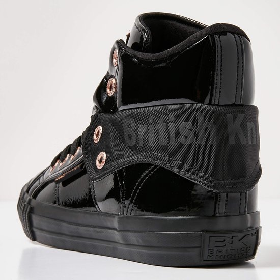British Knights Dames Lak Sneakers - Zwart - Maat 38