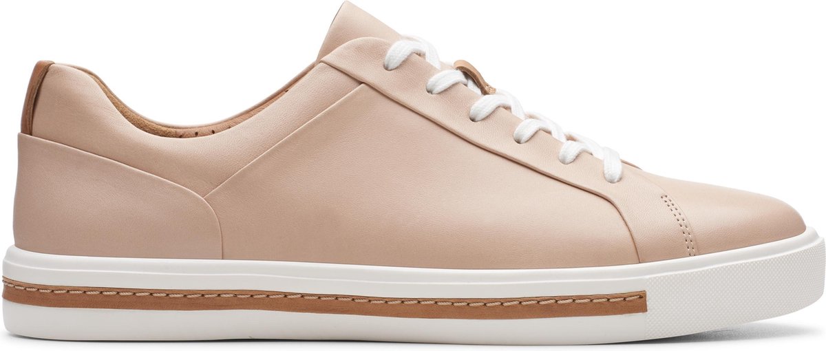sneaker, lowa-top, roze, leren, witte schoenen