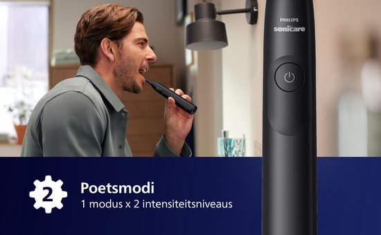 Philips Sonicare 5300 Series - Elektrische Tandenborstel - Zwart - Wittere tanden - HX7101/01