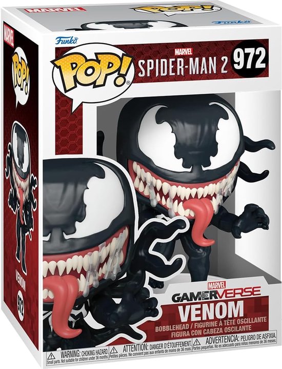 Funko Pop #972 Spider-Man 2 - Venom vinyl figuur 972 Funko Pop! meerkleurig - PVC - Fan merch, Gamin