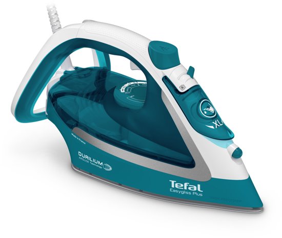 Tefal EasyGliss Plus FV5737 - Stoomstrijkijzer - 45 g/min Stoomafgifte - 220 g/min Stoomboost - Anti-Kalk - Snel Opwarmen - 2500W