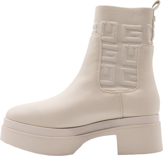 Guess - Maat 37 - Keanna Chelsea boots - Enkellaarsjes - Dames - Wit