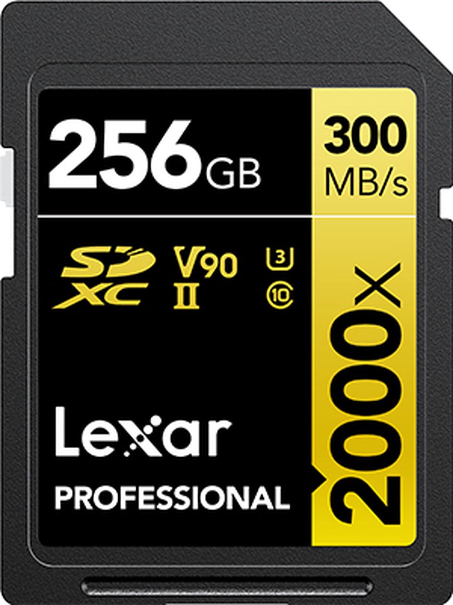 256GB, SDXC, geheugenkaart, SDXC kaart, Lexar Professional