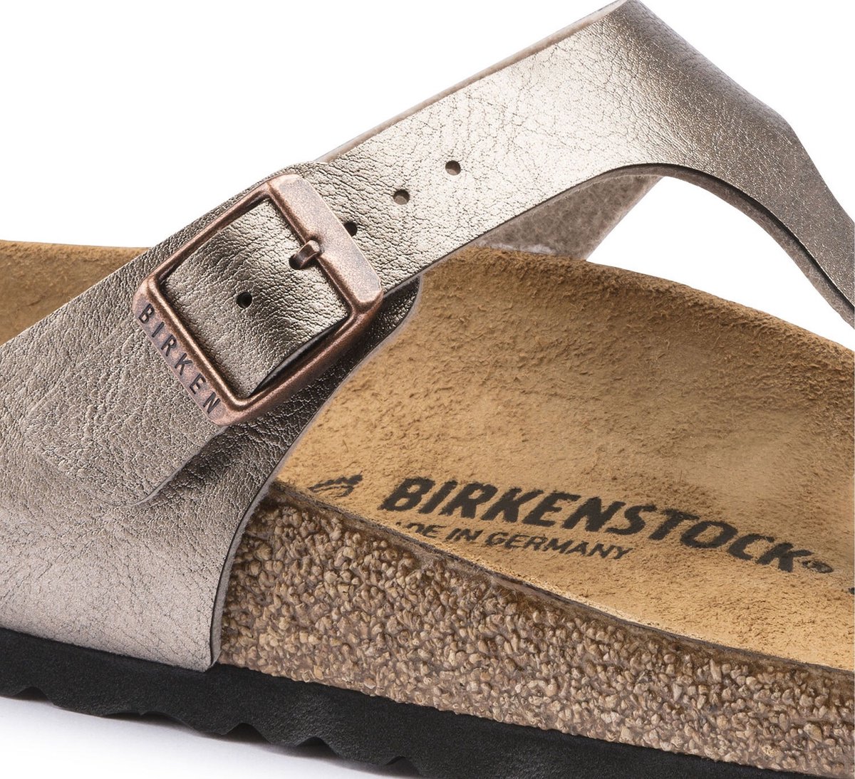 Birkenstock Gizeh BF Regular Dames Slippers - Graceful Taupe - Maat 41