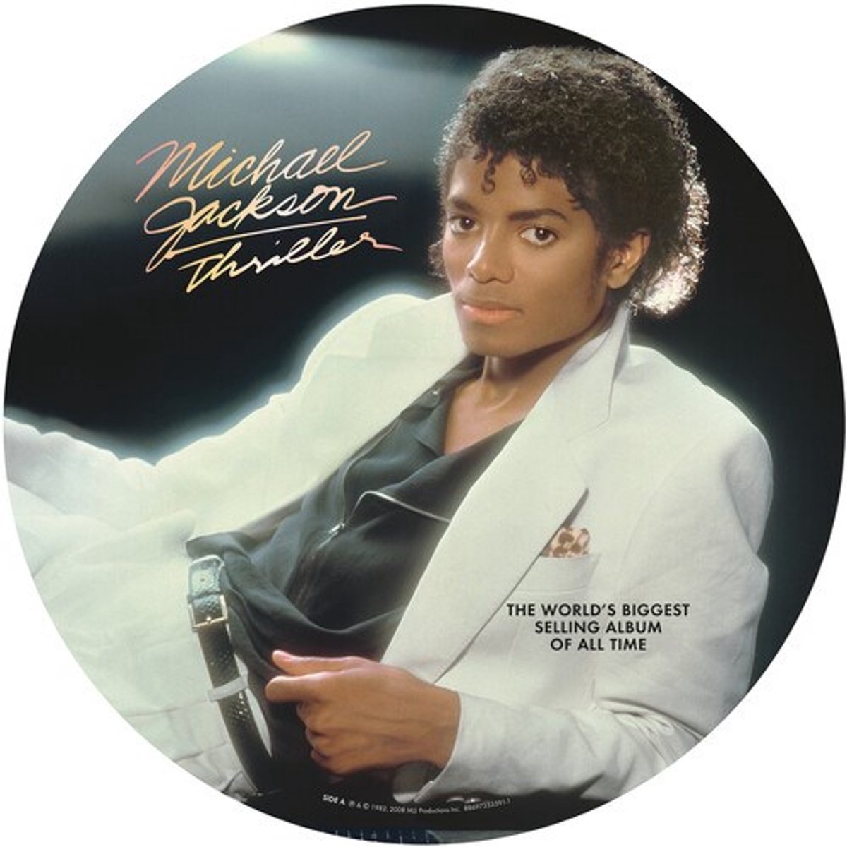 jackson, thriller, album, witte blazer, portret
