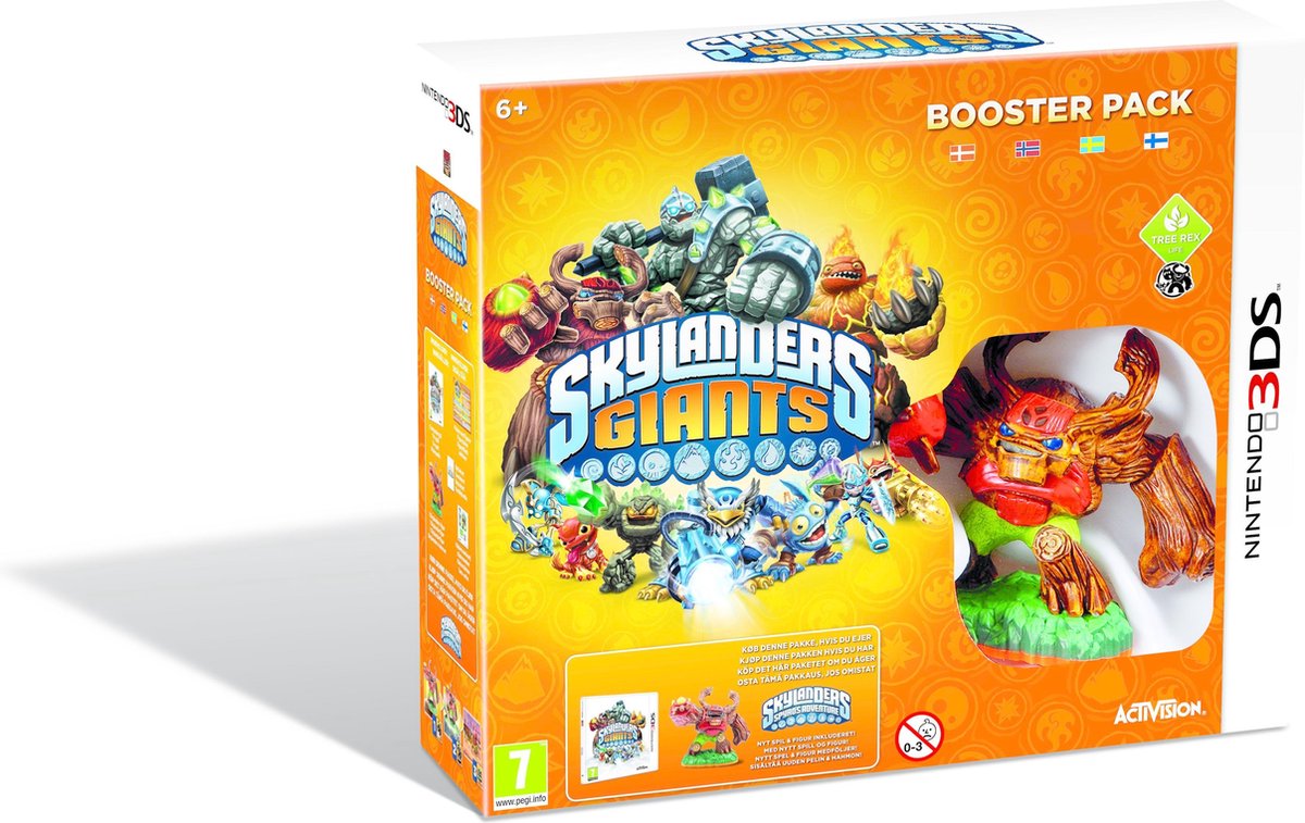Skylanders Giants, Booster Pack, Spelbox, Nintendo 3DS, actieverpakking