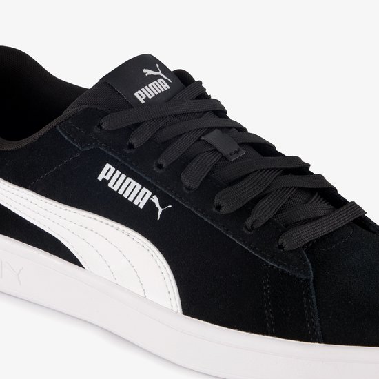 trainers, sneakers, zwart, witte zool, Puma-logo