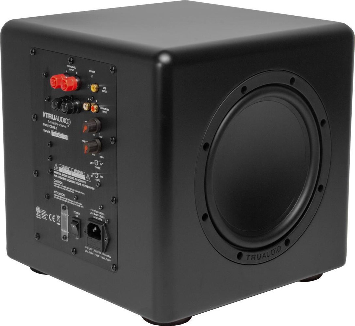 TruAudio - CSUB-8 - Compact powered subwoofer with 8 inch driver