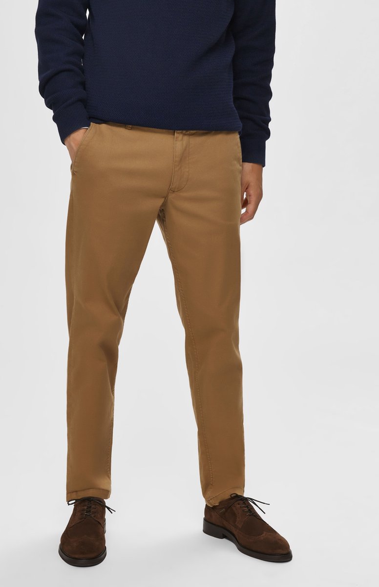 SELECTED HOMME - Maat W34 x L34 - SLHSLIM-MILES FLEX CHINO PANTS W NOOS Heren Broek