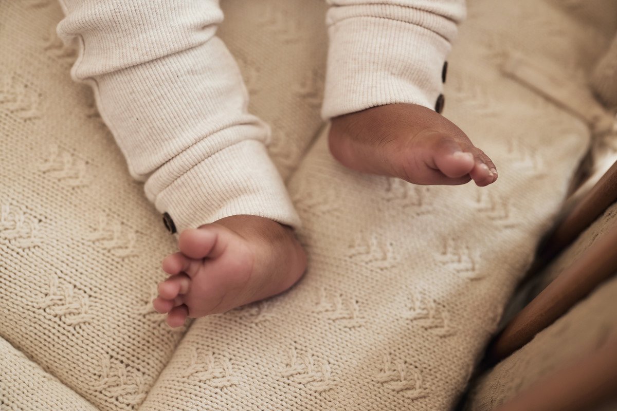 Jollein Boxkleed 75x95cm Grain Knit - Oatmeal