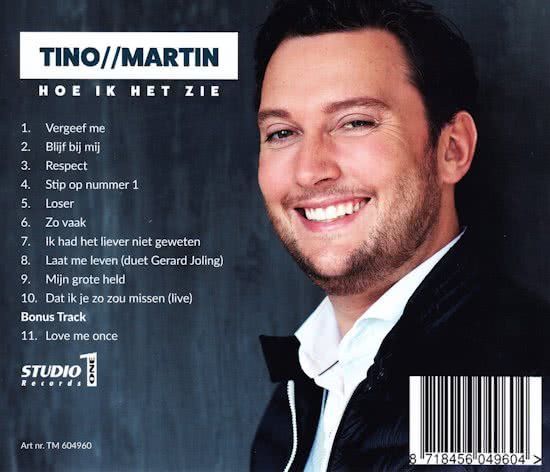 Tino Martin - Hoe Ik Het Zie - CD