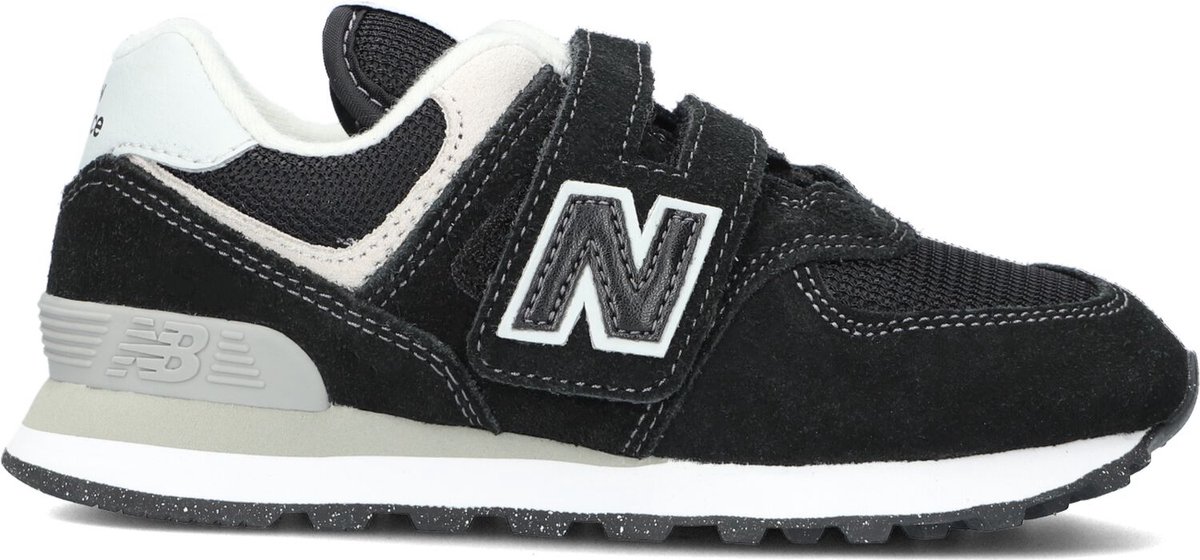 sneaker, zwart, suede, riemband, New Balance-sport
