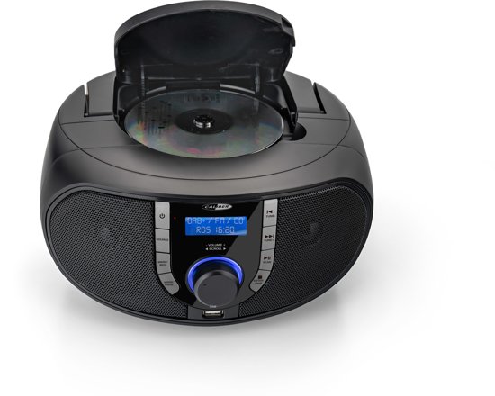 Caliber HBC433DAB-BT - Portable radio CD speler met DAB+ - Zwart