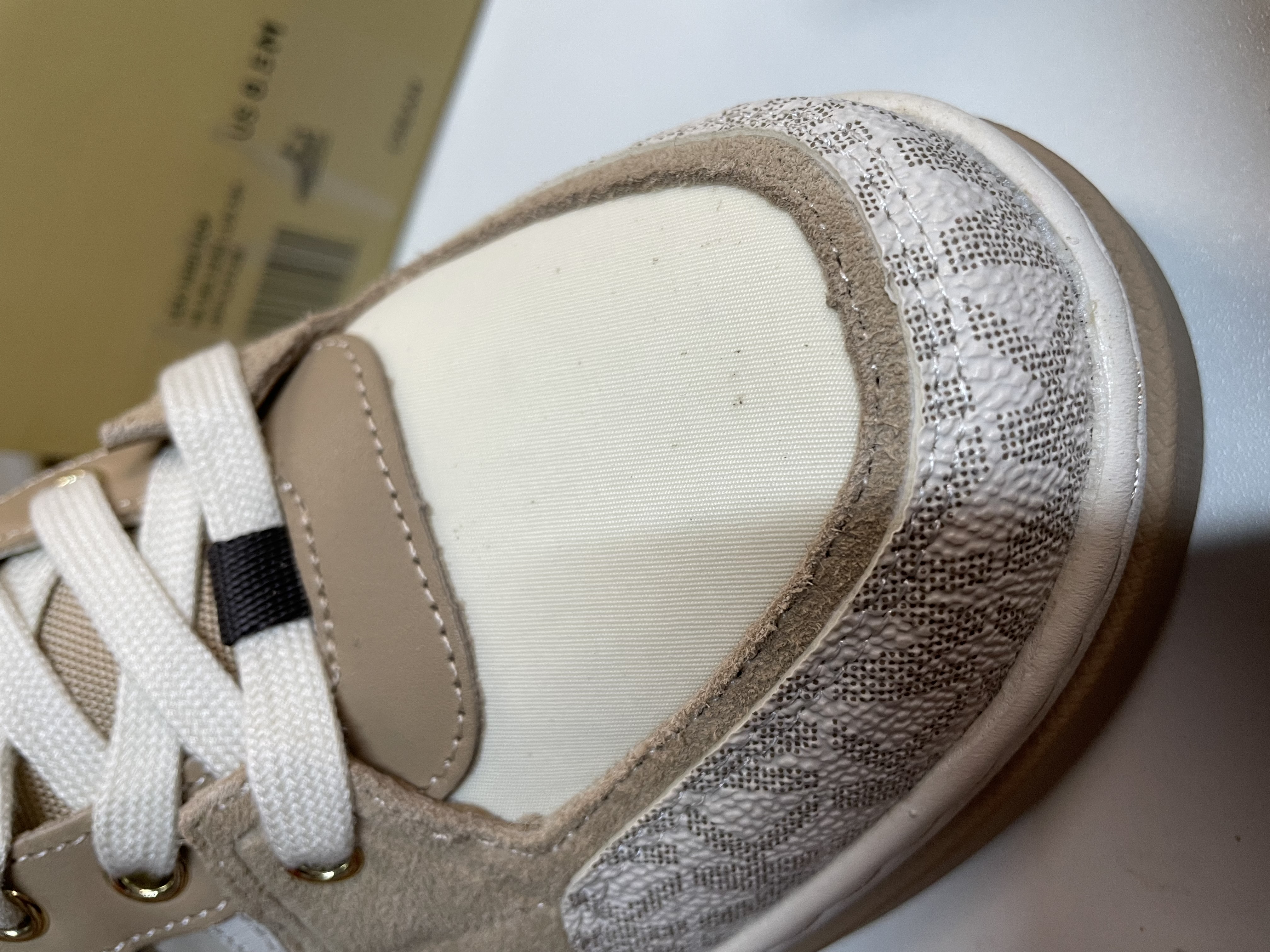 Michael Kors -maat 39- Lexi High Top Dames Sneaker Creme