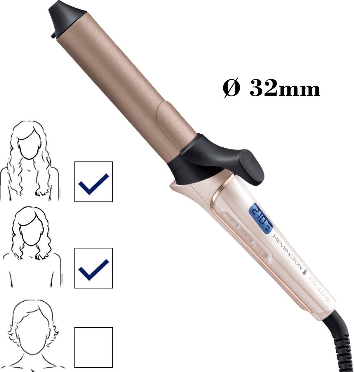 Remington CI9132 PRO-Luxe 32mm Tong - Krultang