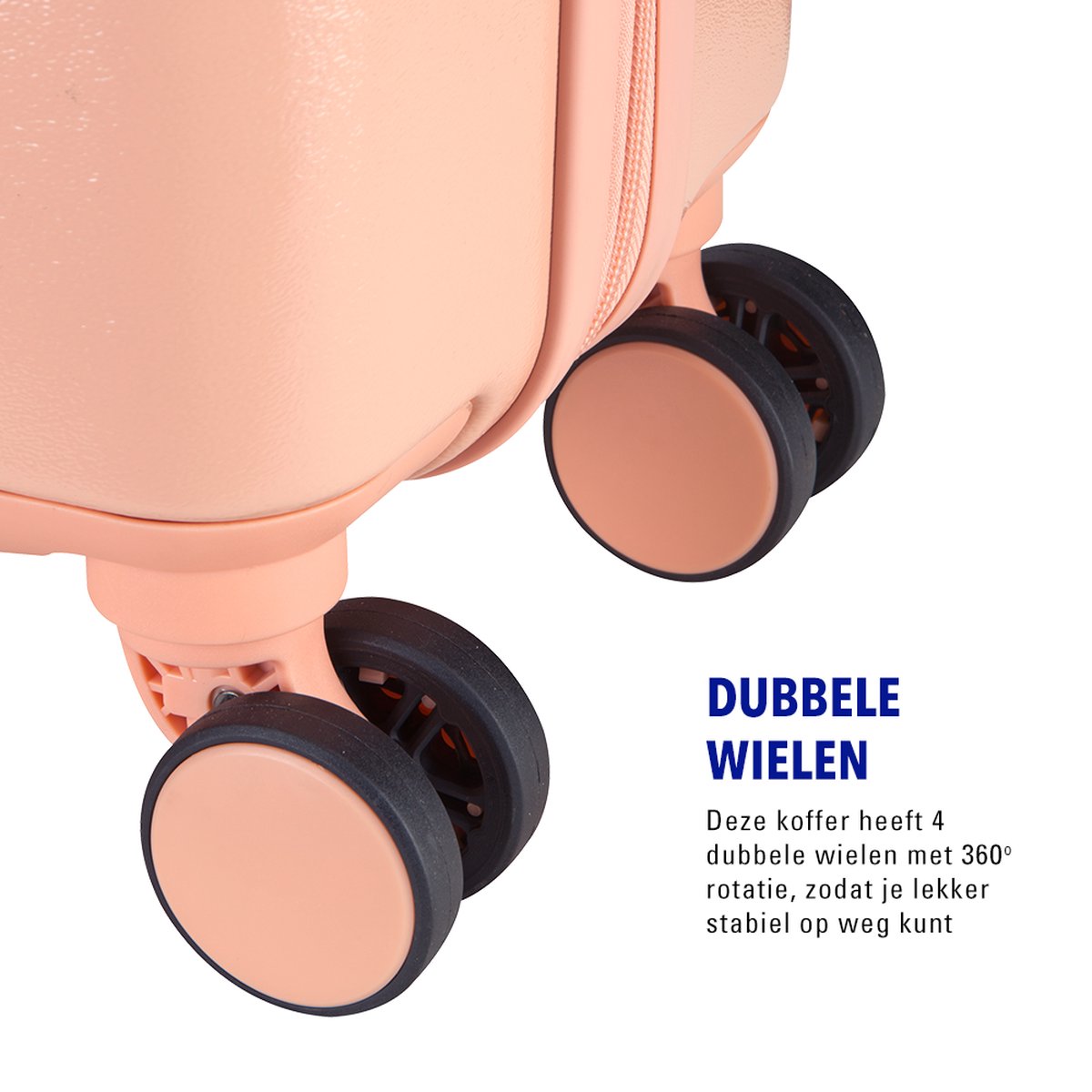 Princess Traveller Harlem - handbaggage koffer - recycled PET - Roze - (55cm)