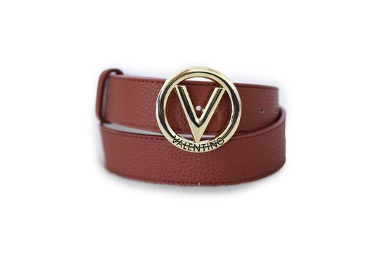 Valentino Round Kledingriem - Maat M - Rood - 110 cm