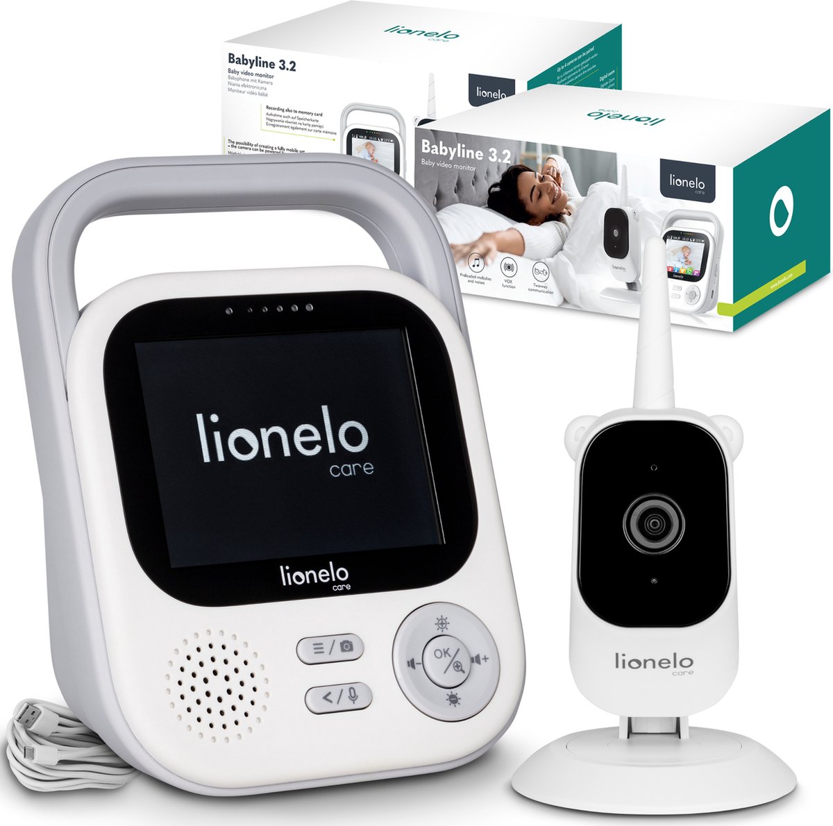 baby monitor, video monitor, wit white, camera accessory, charging?