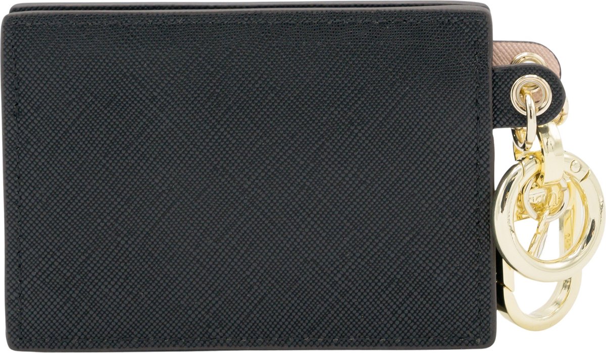 Guess Card Case Mirror Key Chain Dames Creditcardhouders - Zwart