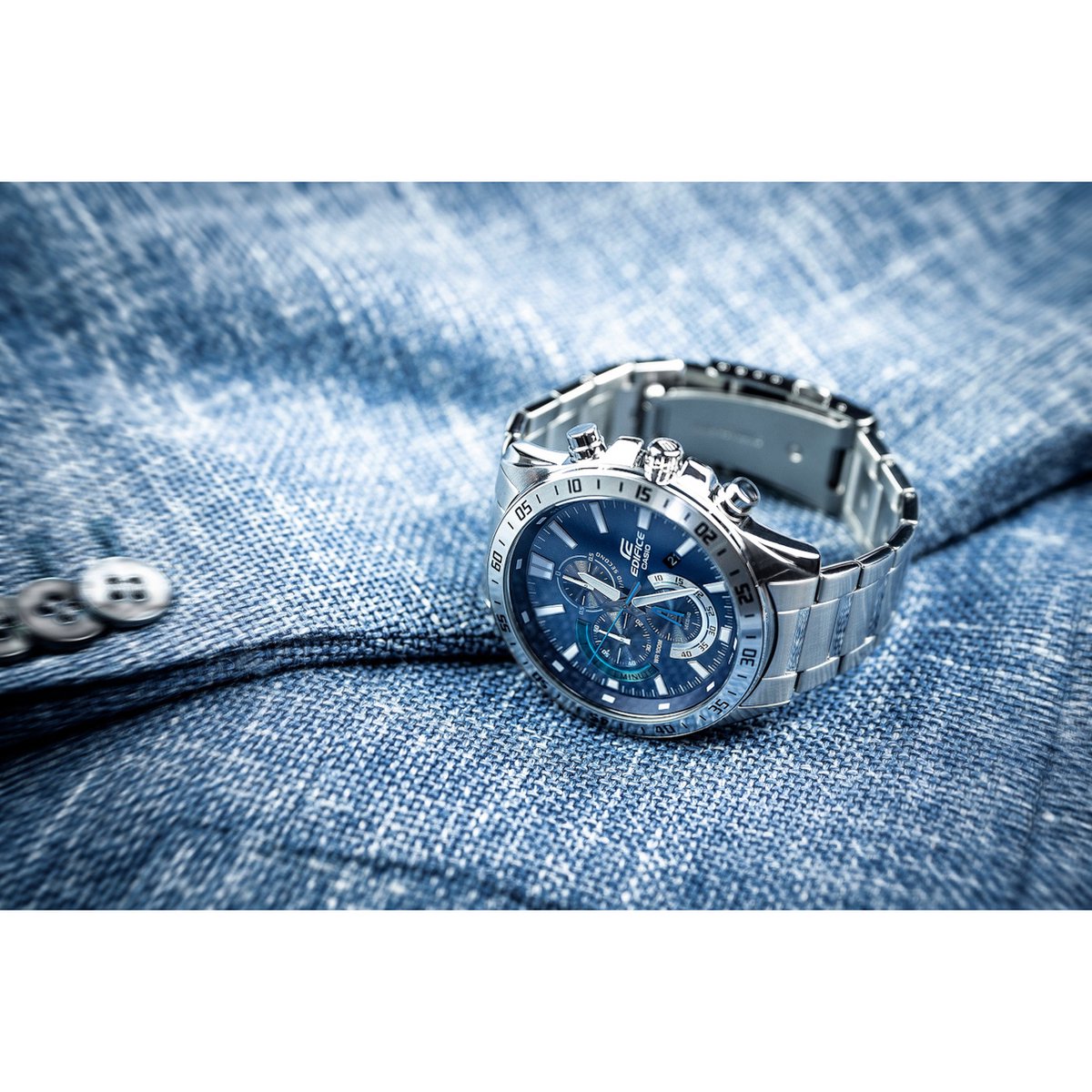 Casio Edifice EFV-620D-2AVUEF Heren Horloge - 51 mm
