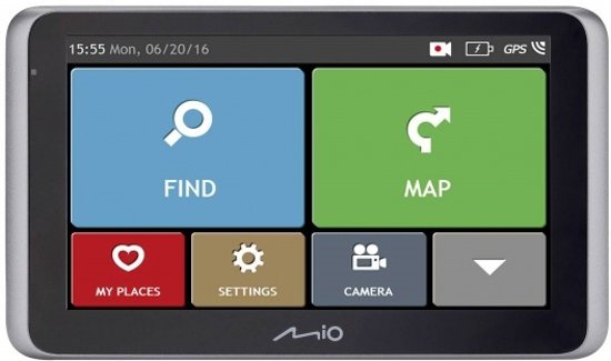 Mio MiVue Drive 65 LM navigator 15,8 cm (6.2'') Touchscreen LCD Vast Zwart