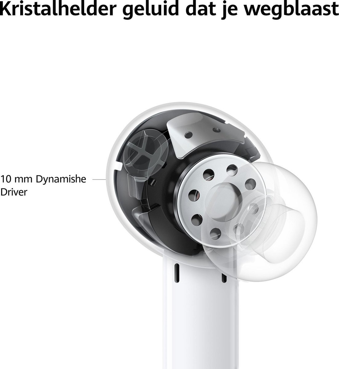 Huawei FreeBuds 4i Wit - Draadloze in-ear oordopjes