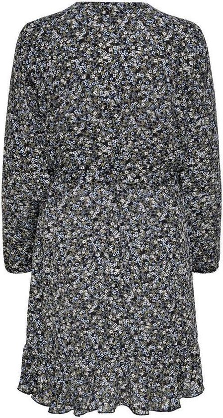 ONLY  - Maat 34 - ONLCARLY LS WRAP SHORT DRESS NOOS WVN Dames Jurk
