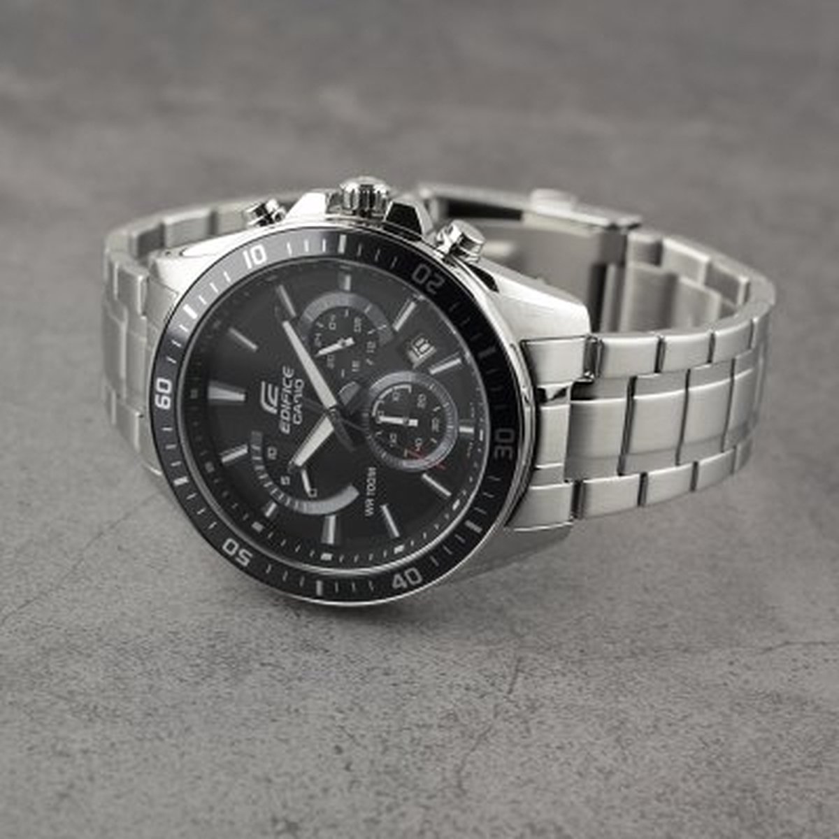 Casio Edifice EFR-552D-1AVUEF Herenhorloge 45 mm - Zilverkleurig