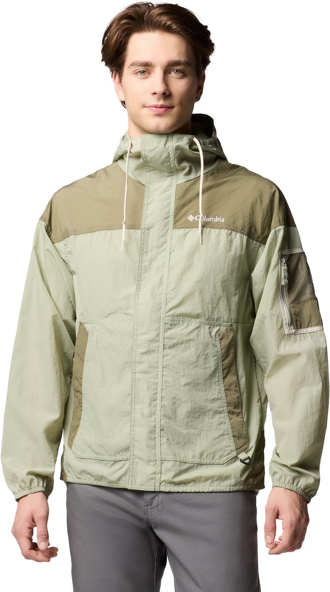 Columbia Maat XL Challenger™ II Windbreaker Heren Outdoorjas - Safari, Stone Green