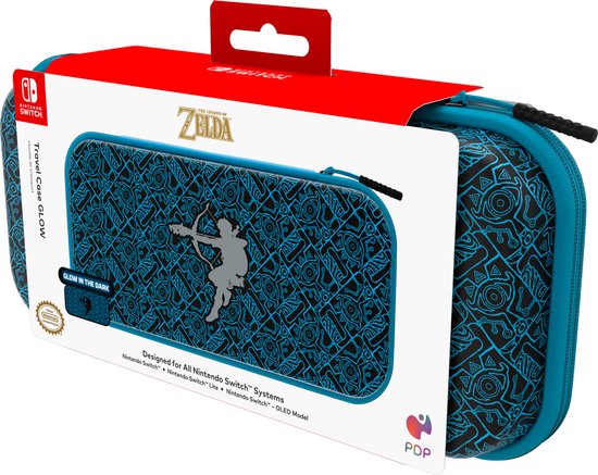 Glow Travel Case - Zelda Sheikah Shoot Edition - Nintendo Switch, Switch Oled & Switch Lite