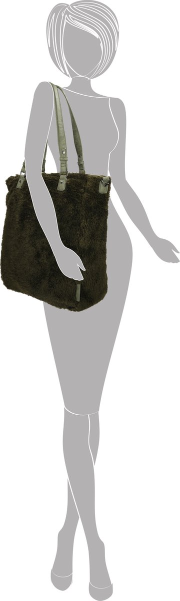 Enrico Benetti Teddy Shopper 66653 - Olijf groen