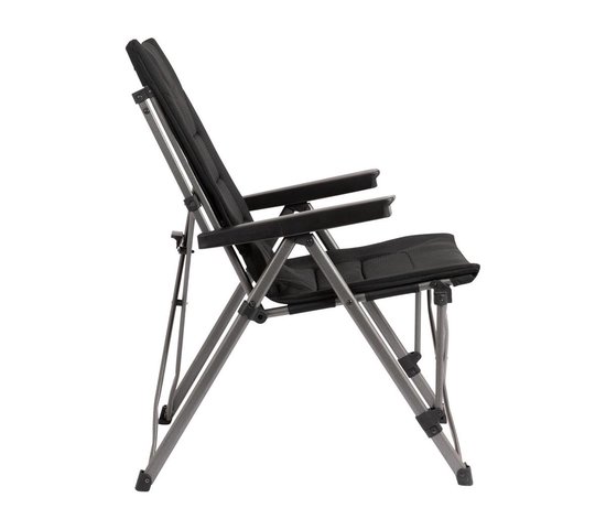kinderstoel, vouwstoel, campingstoel, metalen frame, zwart bekleding