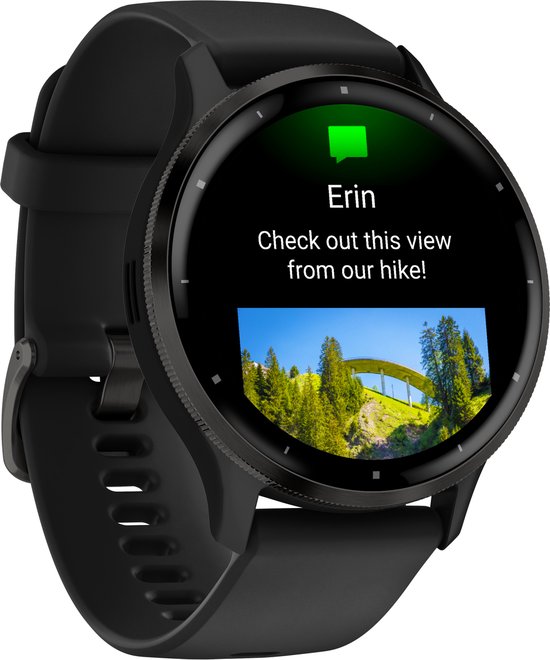 Garmin Venu 3 - Smartwatch - Sporthorloge - AMOLED-Scherm - 14 dagen batterij - Spraakassistent - Mu