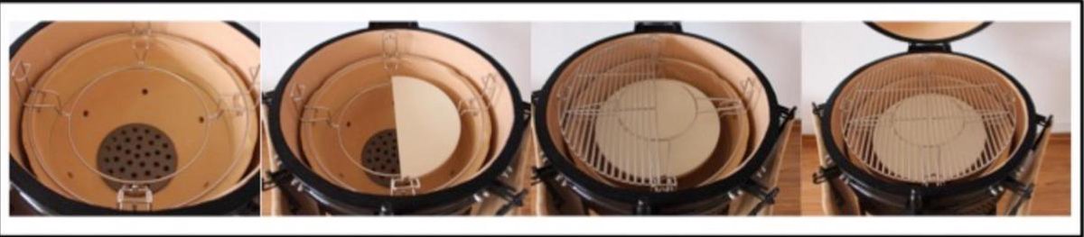 Patton Multi Cooking System Uitbreidingsset voor Kamado 21 Inch