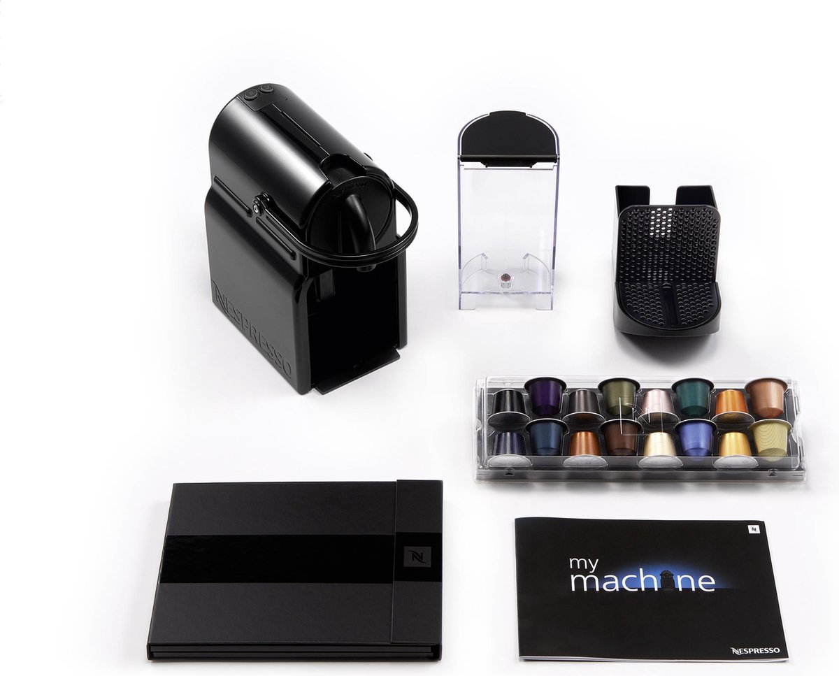 Krups Nespresso Inissia XN1001 - Koffiecupmachine - Wit - Compact - Energiezuinig - Voor Nespresso Cups