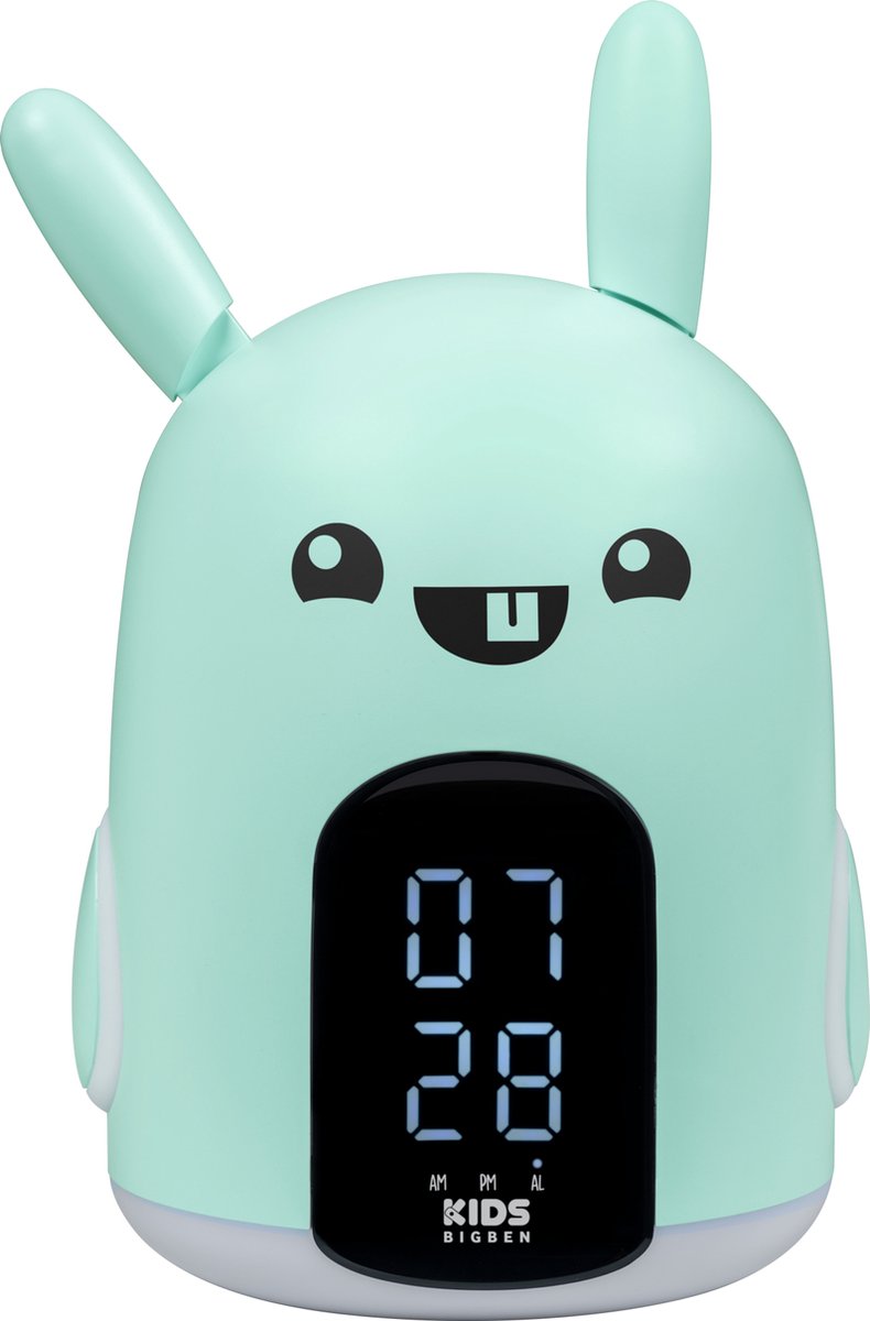 DGMoutlet-nl-Bigben-Kinderwekker-met-Geluidseffecten-Nachtlamp-Baxter-het-konijn Bigben Kinderwekker met Geluidseffecten - Nachtlamp - Baxter het konijn