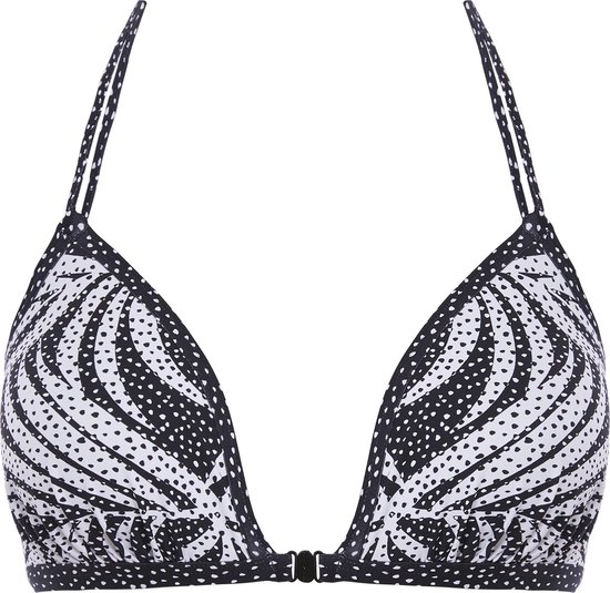 Freya - Maat 75D - GEMINI PALM Non Wired Triangle Bikini Top - MONOCHROME - Vrouwen