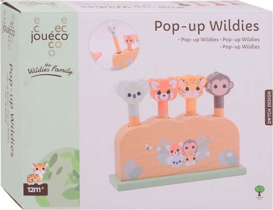 Joueco The Wildies Houten Pop-Up Wildies