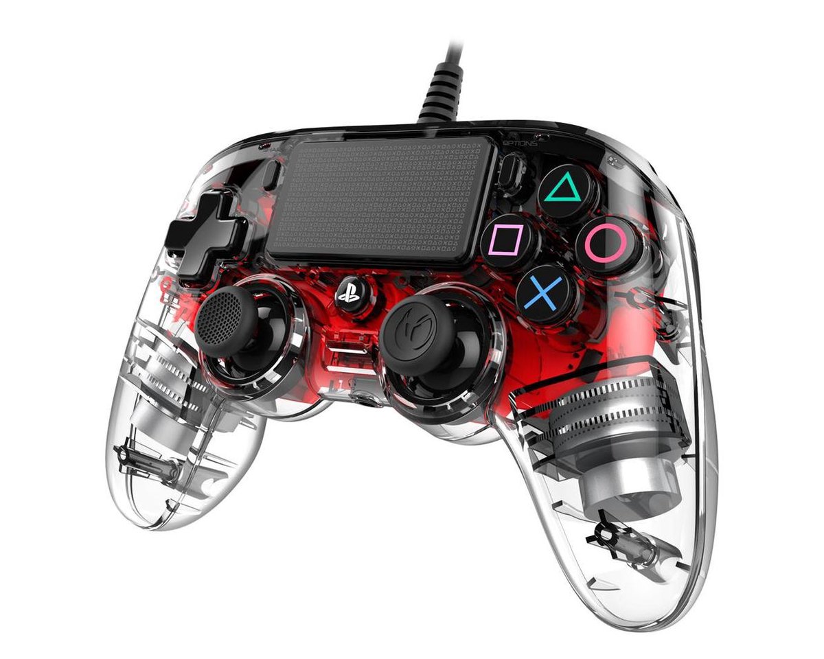 Nacon Compact Official Licensed Bedrade LED Controller - PS4 - Rood