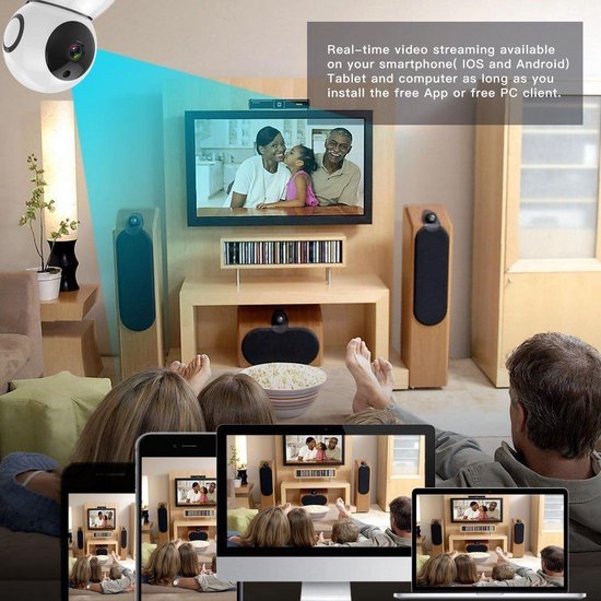IP-camera met bewegingsdetectie - babyfoon - draadloze camera