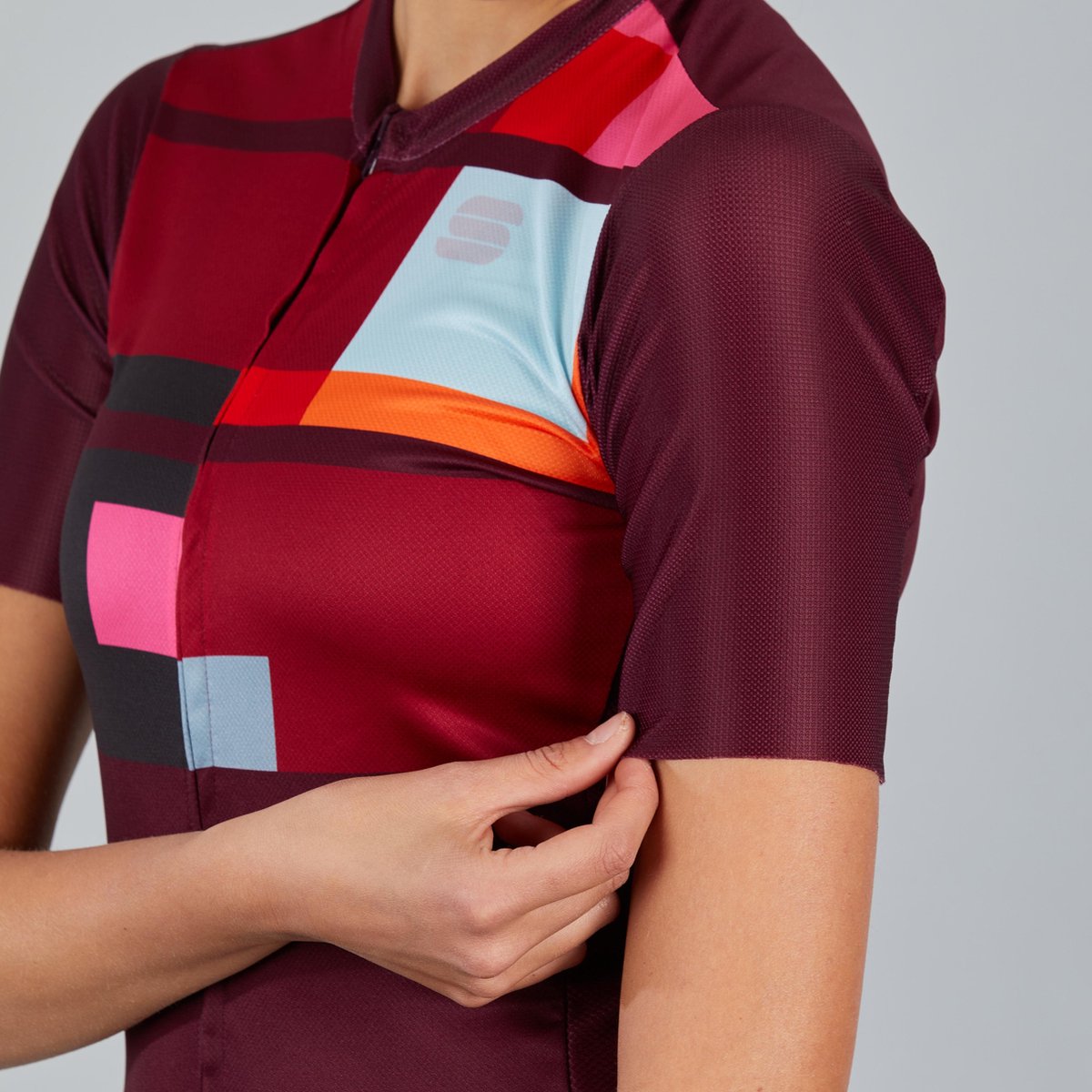 Sportful - Maat M - Idea W Fietsshirt Dames - Rood