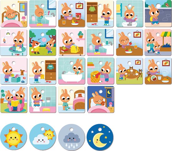 Jumbo - Goula - Routine Huis - Educatief Houten Spel - Vanaf 2 jaar