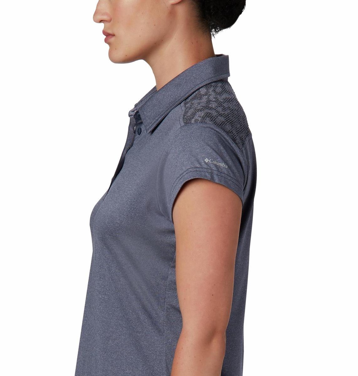 Columbia Peak To Point Ii Polo Outdoorshirt Dames - S - Nocturnal Heath