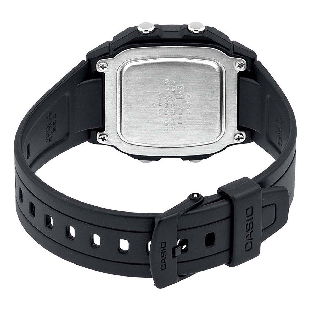 Casio Vintage Edgy W-800H-1AVES Herenhorloge 36,8 mm - Zwart