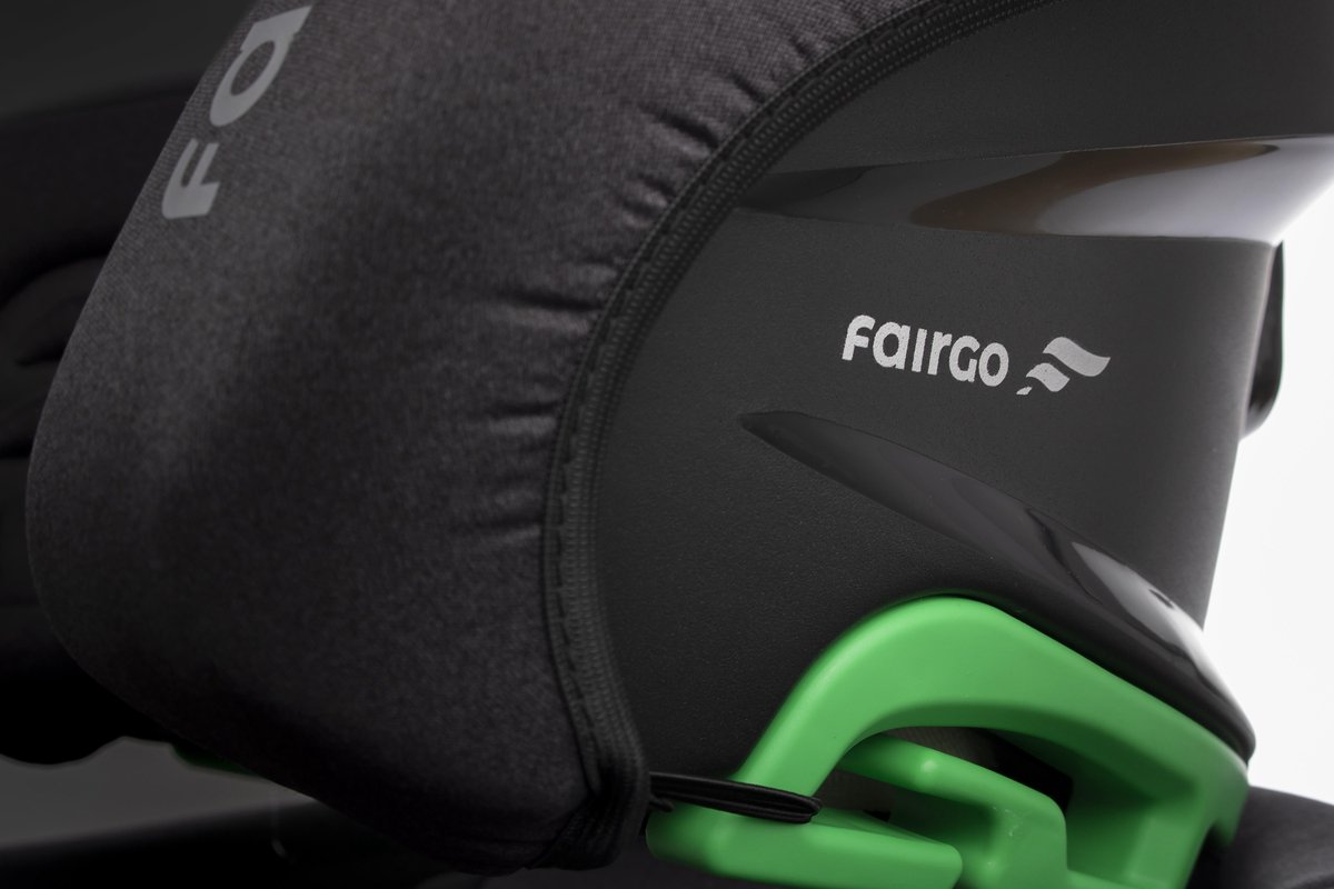 Babyauto autostoel Fairgo Raga I-size black/melange FG 100 tot 150 cm, 15 tot 36 kg