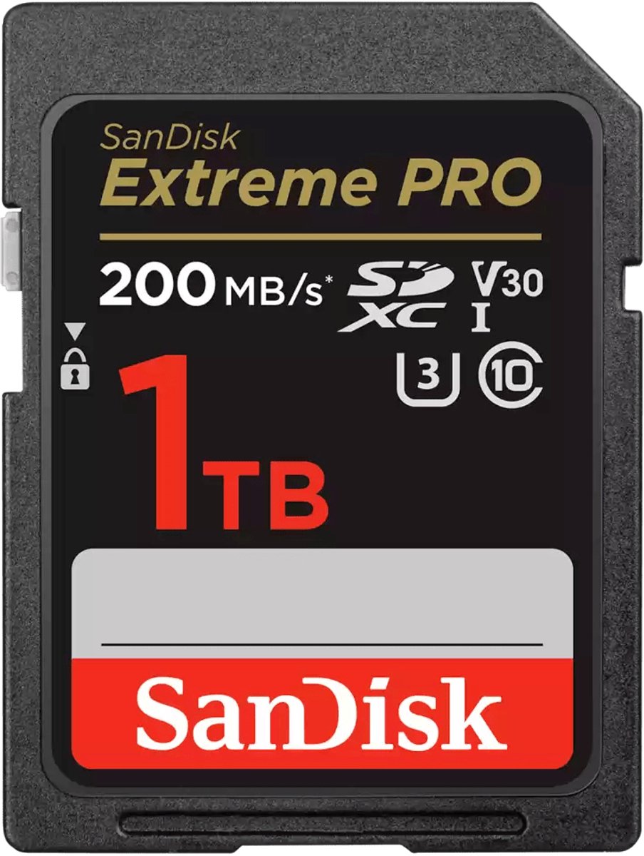 SD kaart, SDXC, 1TB, 200 MB/s, Extreme PRO