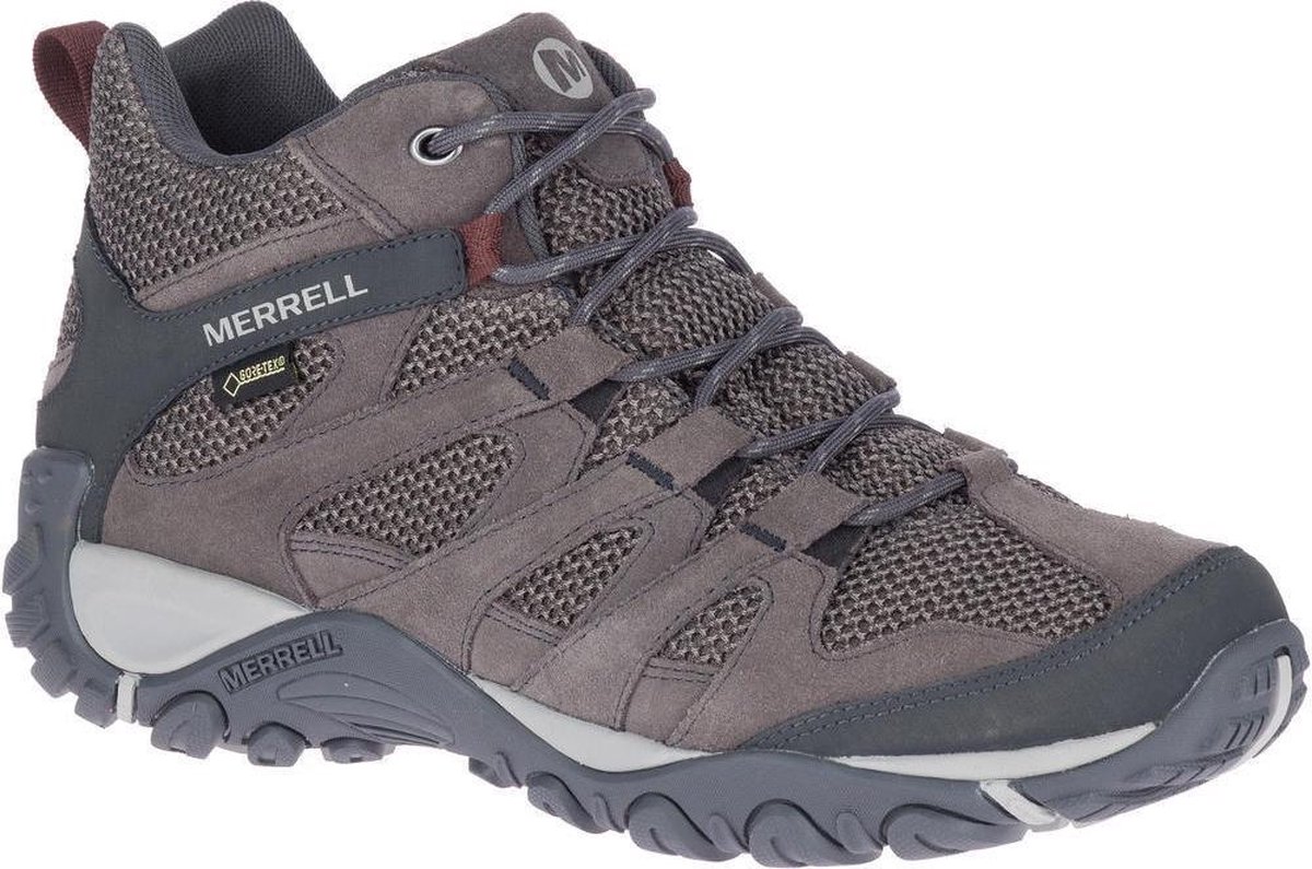 Merrell - Maat 43 - Alverstone Mid GTX Wandelschoenen Heren - Donkergrijs