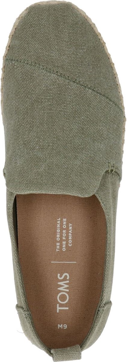 Toms - Maat 44 - Deconstructed Alpargata Rope Heren Espadrille - Olive